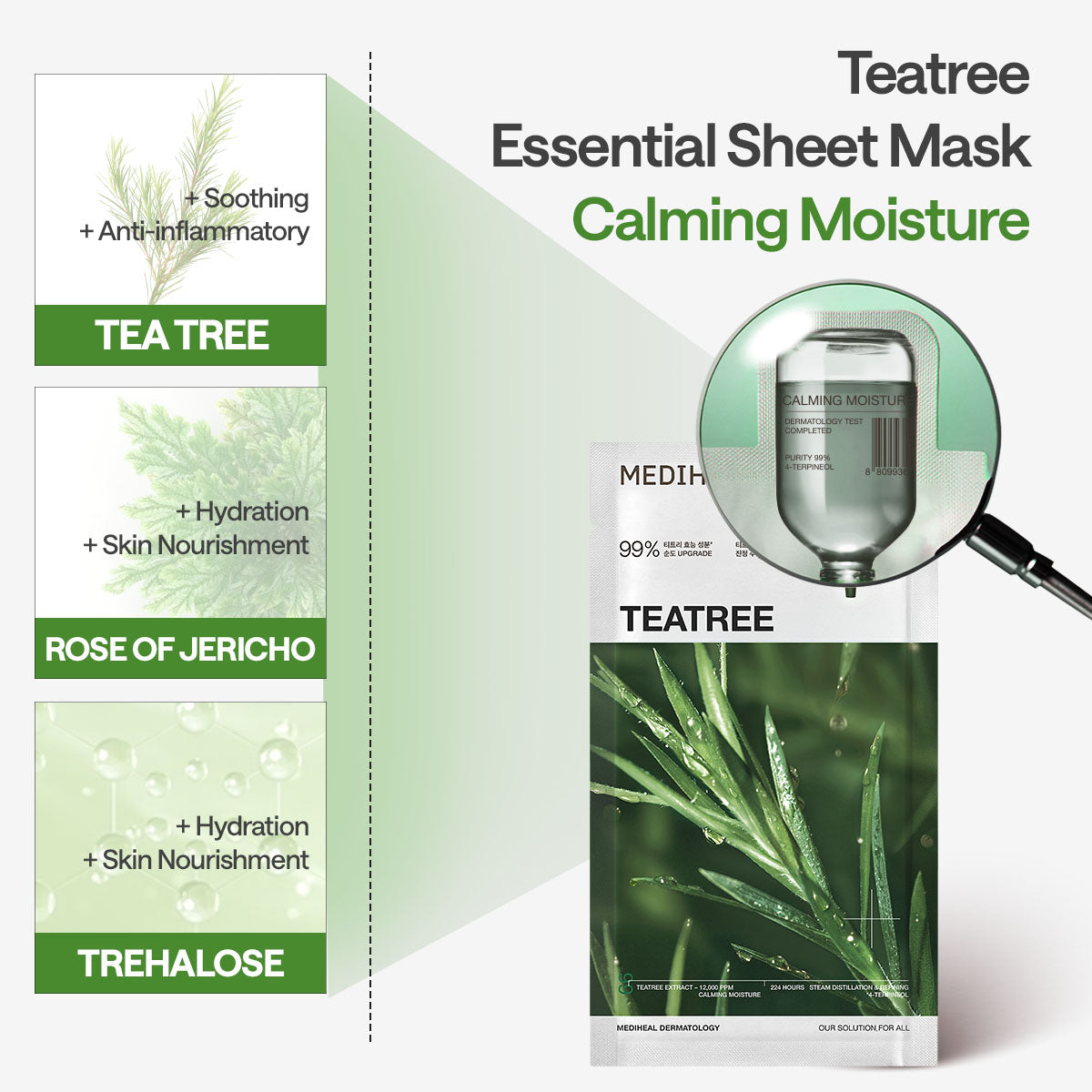 Mediheal Teatree Essential Mask Calming Moisture