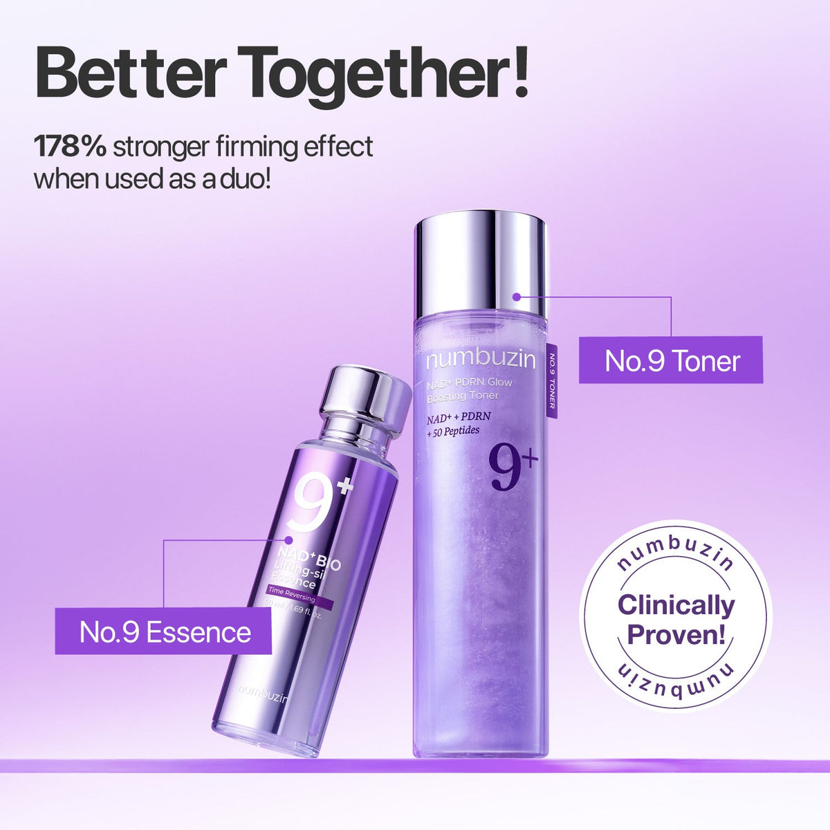 Numbuzin No.9 NAD+ Glow Boosting Set