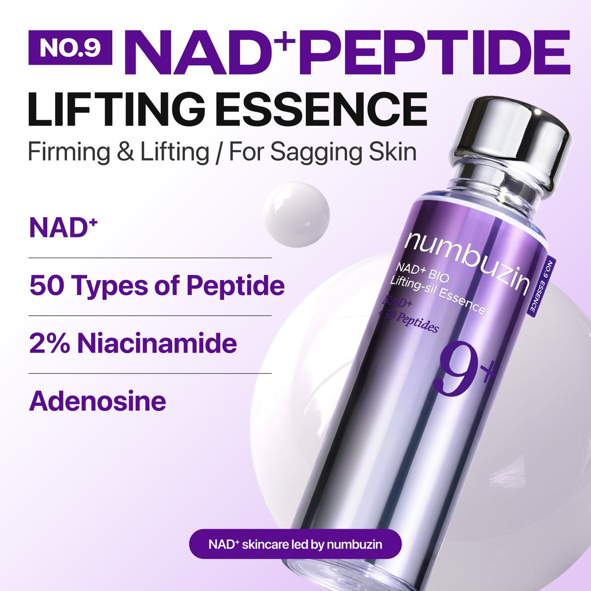 Numbuzin No.9 NAD+ Bio Lifting-sil Essence