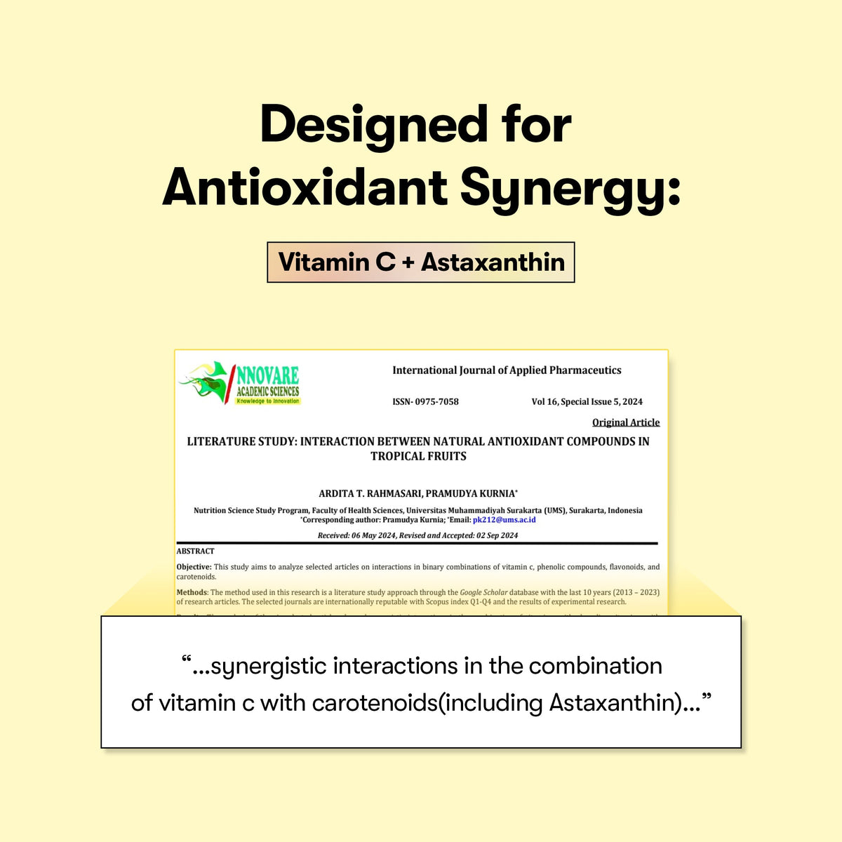 VT Cosmetics Vitamin C+ Astaxanthin Serum