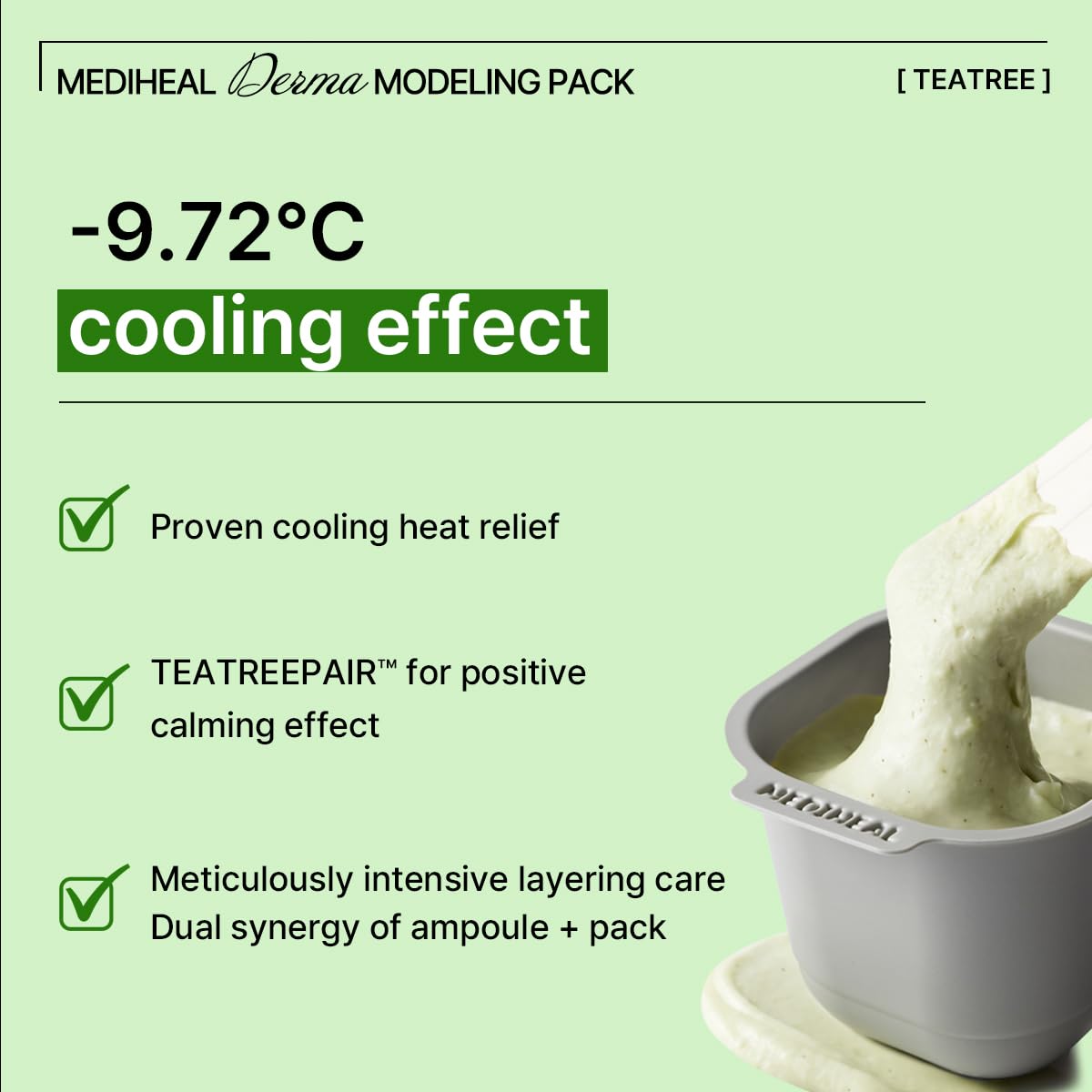 Mediheal Derma Modeling Pack Teatree Calming