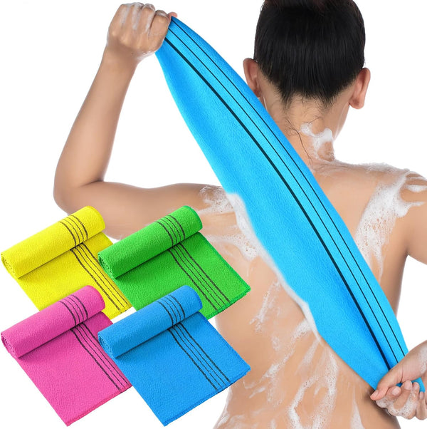 Tatuo 4 Pieces Exfoliating Washcloth