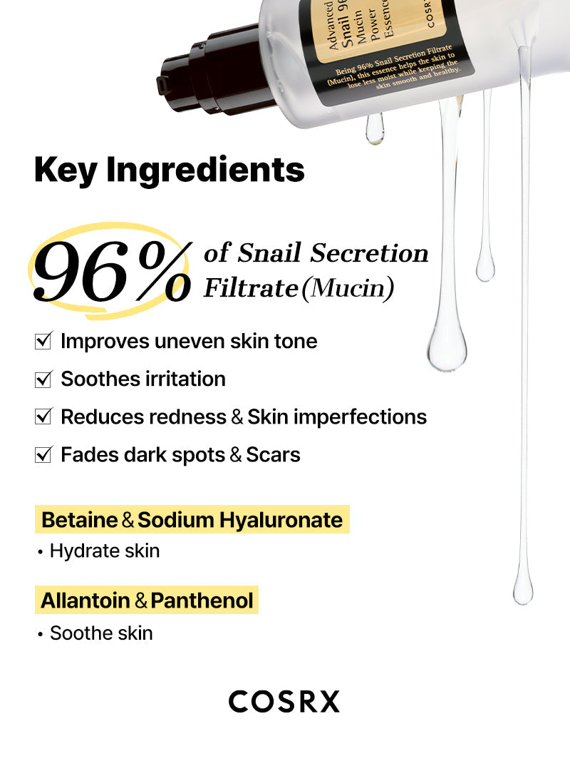 COSRX Snail Mucin 96 Power Repairing Essence 100ml