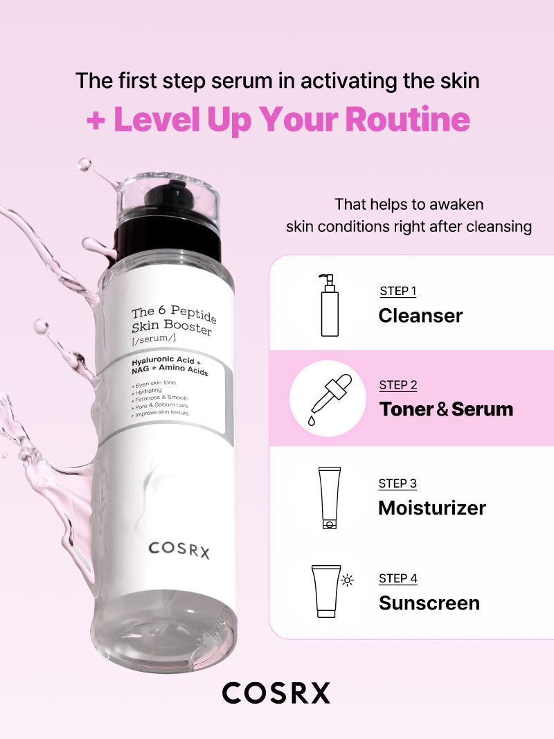 COSRX The 6 Peptide Collagen Booster Toner Serum 150ml