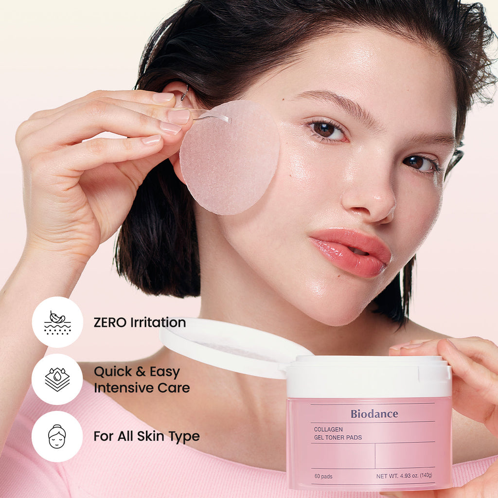 BIODANCE Collagen Gel Toner Pads HA + Niacinamide